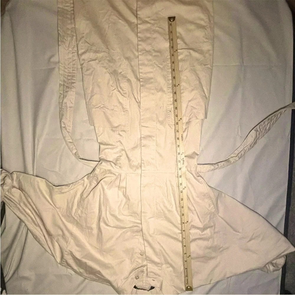 Zara Women's Tan Long Sleeve Belted Shirt Dress Size S - Picture 4 of 6